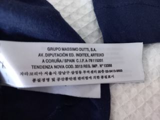 Camiseta azul marino Massimo Dutti