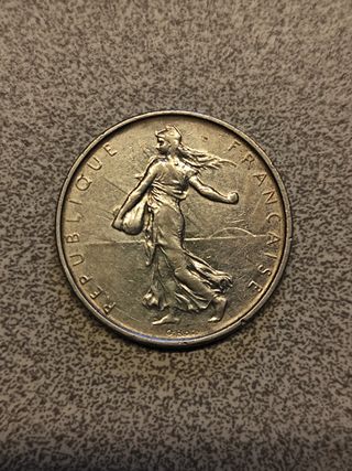 Moneda francesa 1963