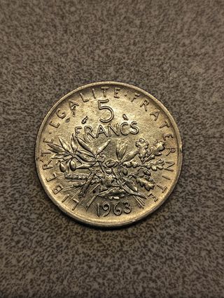 Moneda francesa 1963