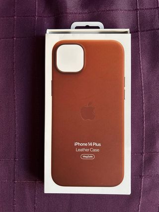 Funda piel original Iphone 14 Plus