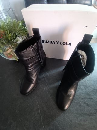 Botines cuero Bimba y Lola,39 ¡Rebajado!34,99€
