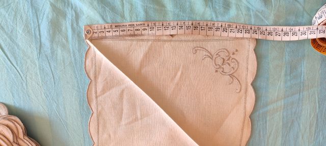 Principesca tovaglia lino e pizzo da 18