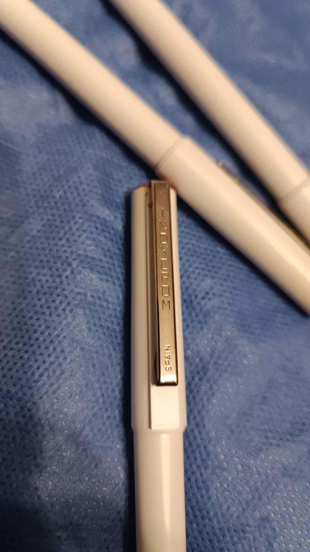 LOTE 3 ROTULADORES INOXCROM ROJO