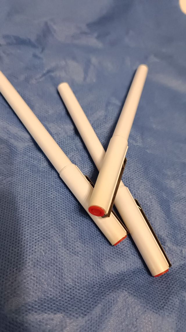 LOTE 3 ROTULADORES INOXCROM ROJO