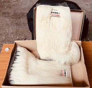 Stivali dopopista diadora in pelo di capra