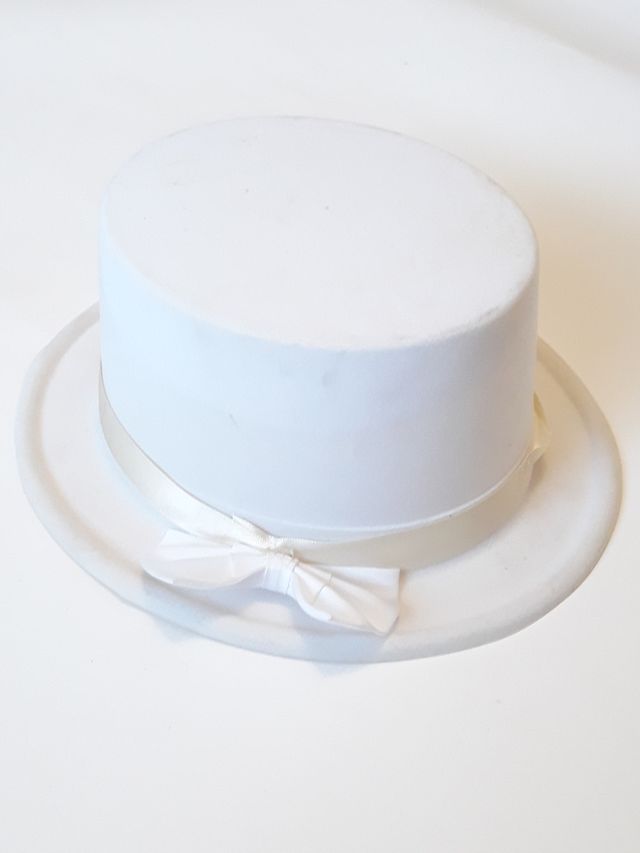 Cappello bianco plastica leggero carnevale party