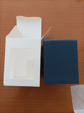 Deck Box Magnético Poli Piel Color Azul Deck Box