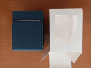 Deck Box Magnético Poli Piel Color Azul Deck Box