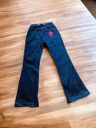 con Etiqueta T Hilfiger Xs Peto denim azul,cuero