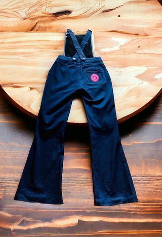 con Etiqueta T Hilfiger Xs Peto denim azul,cuero