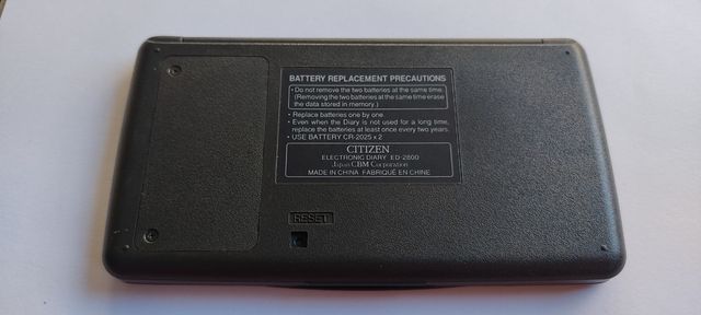 Diario electrónico citizen ED-2800