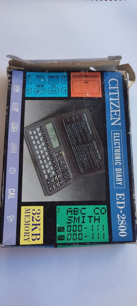 Diario electrónico citizen ED-2800