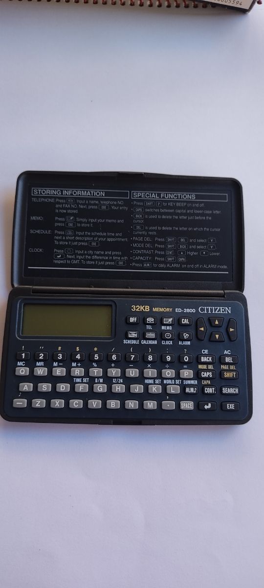 Diario electrónico citizen ED-2800