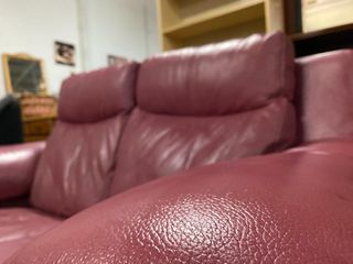 Sofá 2 plazas piel relax eléctrico SEGUNDA MANO