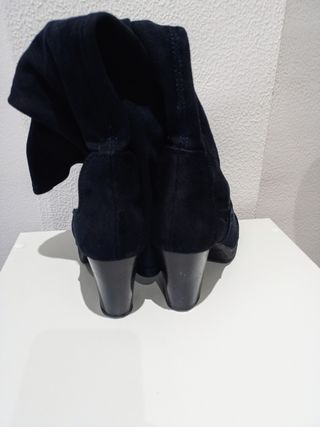 Botas elásticas azul marino