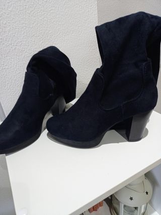 Botas elásticas azul marino