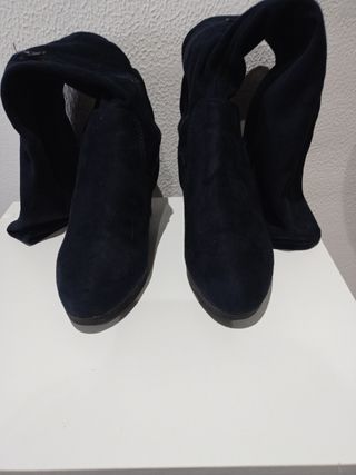 Botas elásticas azul marino