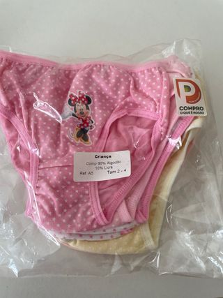 cueca criança 2-4 anos