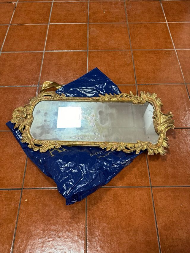 Espejo dorado rococo