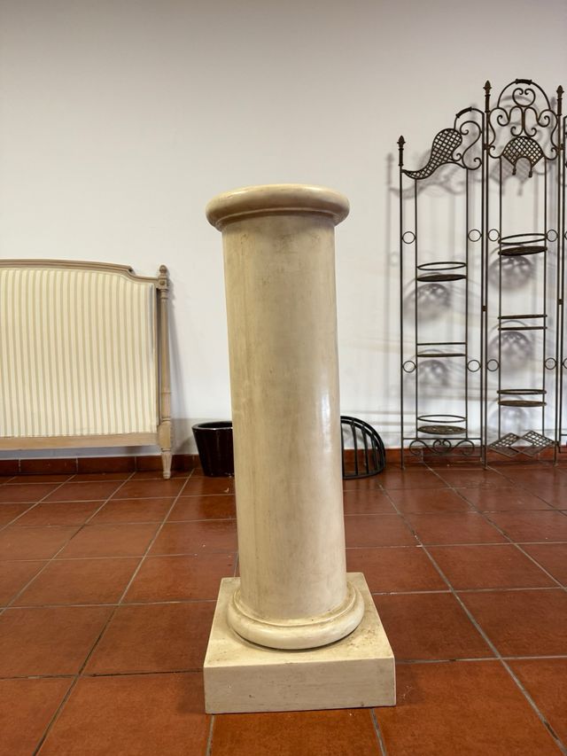 Pilar imitacion marmol