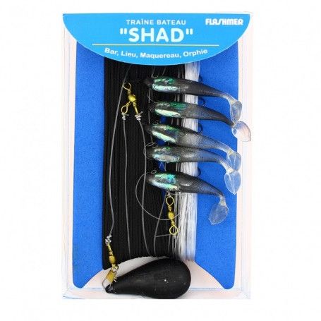 Bajo Flashmer Shad para currican. A estrenar
