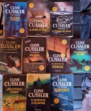 10 Clive Cussler BEST SELLER