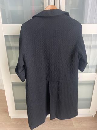 abrigo negro hoss intropia talla 4o