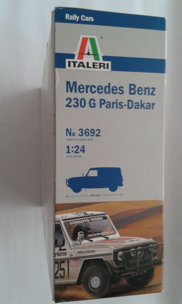 ITALERI MERCEDES BENZ 230 G PARIS DAKAR