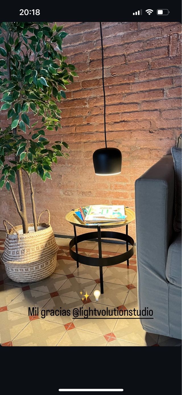 Lámpara suspension Flos - Aim small black