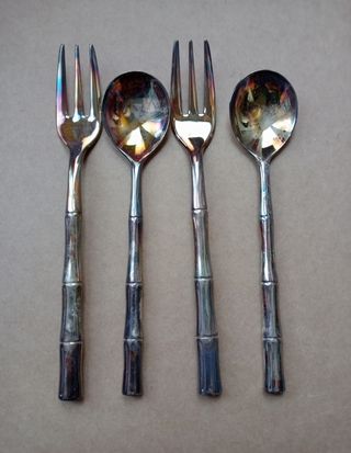 Posate da frutta e dessert in silver plated, NUOVE