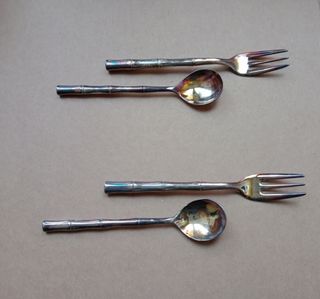 Posate da frutta e dessert in silver plated, NUOVE