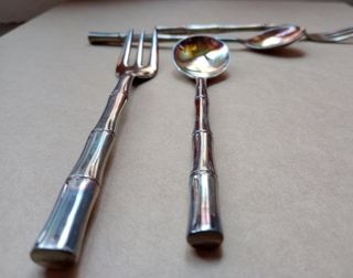 Posate da frutta e dessert in silver plated, NUOVE