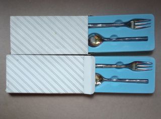 Posate da frutta e dessert in silver plated, NUOVE