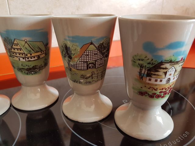6 vasos Mazagrams vintage 