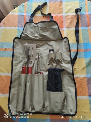 Set de accesorios de barbacoa 