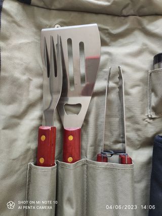 Set de accesorios de barbacoa 