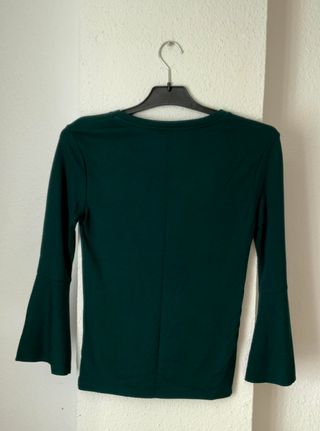 Camiseta manga larga verde menta