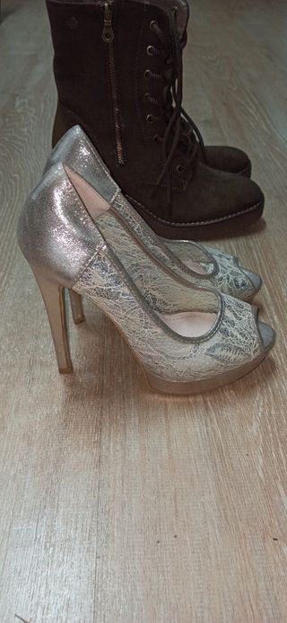 Zapatos tacones fiesta talla 37 