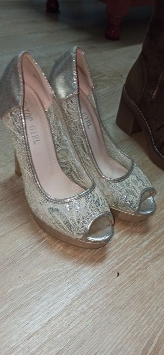 Zapatos tacones fiesta talla 37 