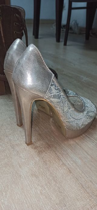 Zapatos tacones fiesta talla 37 