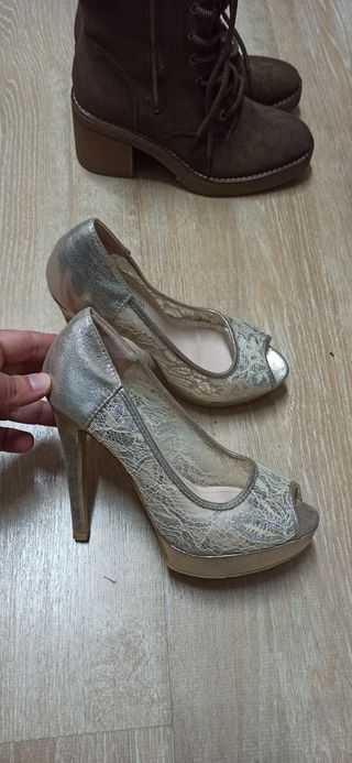 Zapatos tacones fiesta talla 37 