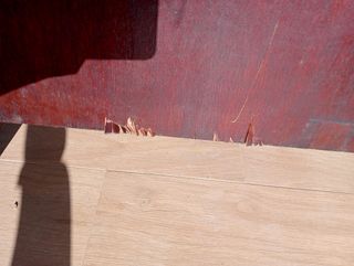 Cabecero madera antiguo