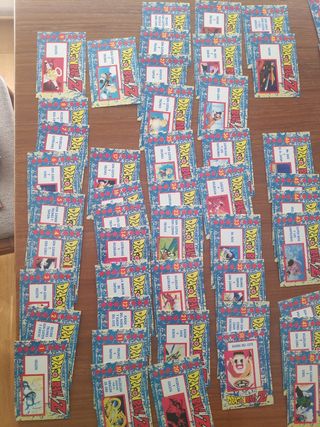 Cartas Dragón Ball Z plateadas