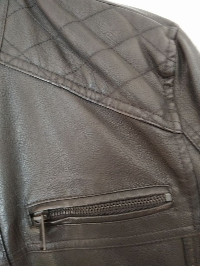 Giubbotto Uomo pelle nera