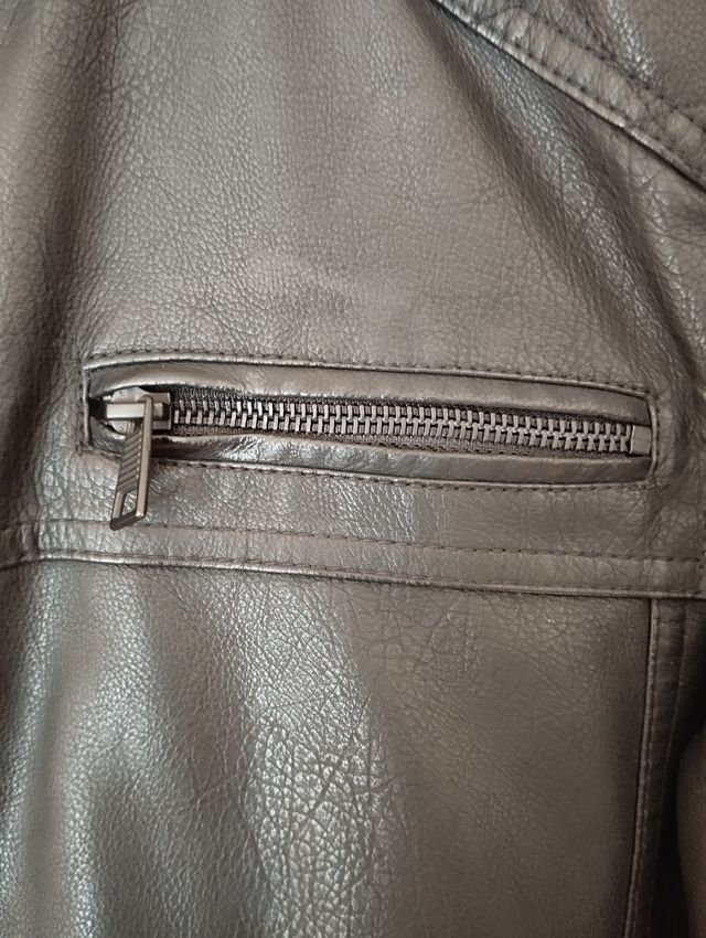 Giubbotto Uomo pelle nera