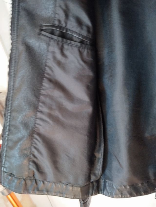 Giubbotto Uomo pelle nera