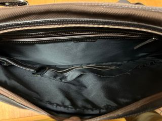 borsa hugo boss in pelle e tessuto