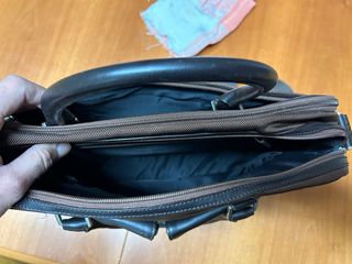 borsa hugo boss in pelle e tessuto