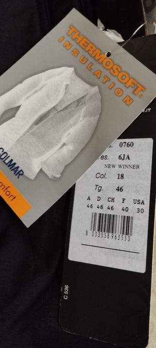 Salopette da sci nera