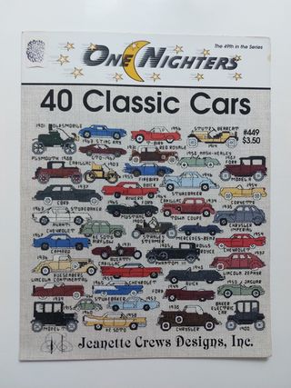 Schema punto croce - auto varie